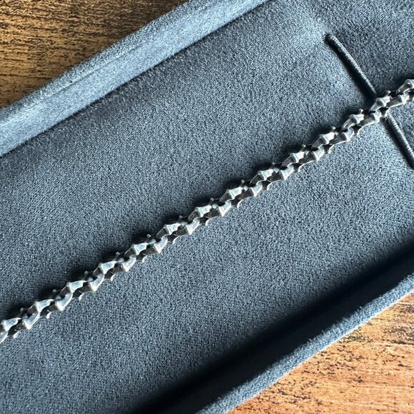 David Yurman Armory Bracelet in Sterling Silver - 5mm - 8.25" - Picture 5 of 14